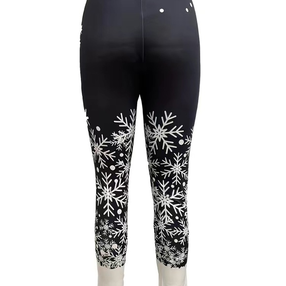 Christmas snowflake leggings - Picture 3 of 3